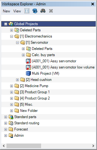 Workspace Explorer