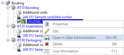 Context Menu, Project-Specific Machine, checkbox not activated