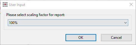 User Input dialog