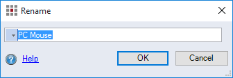 Rename dialog