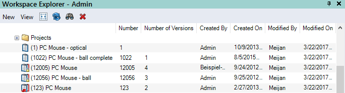 Workspace Explorer