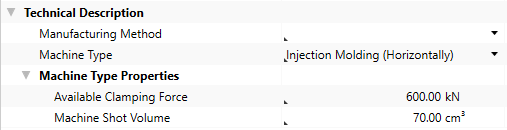 Cost Model - Injection Molding